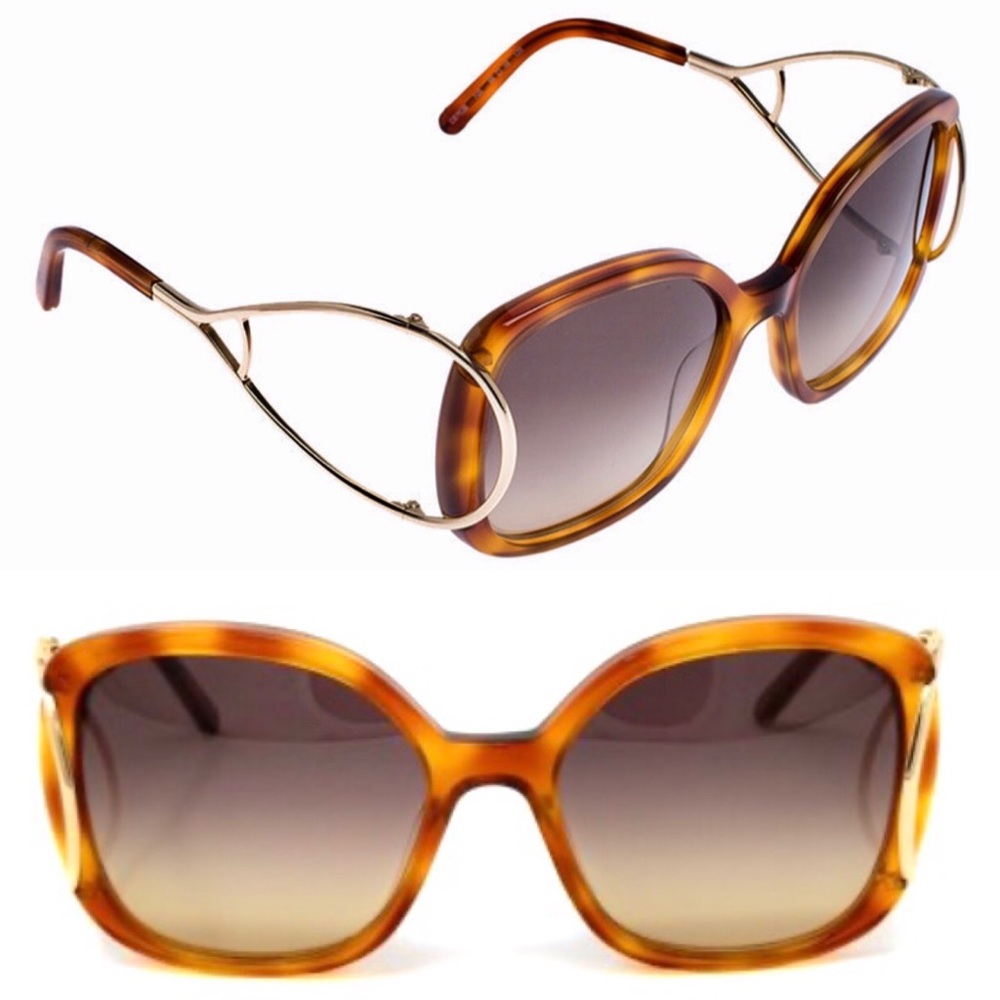 Chloe Round 56mm sunglasses